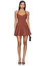 view 1 of 4 VESTIDO DELWEN  in Metallic Cigar