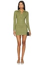 view 1 of 4 VESTIDO SIONA  in Metallic Basil
