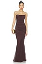 view 1 of 3 Isadore Mesh Dress in Walnut