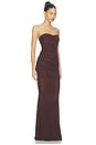 view 2 of 3 Isadore Mesh Dress in Walnut
