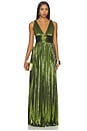 view 1 of 4 Perindo Dress in Metallic Basil