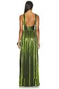 view 4 of 4 Perindo Dress in Metallic Basil
