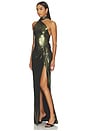 view 4 of 5 VESTIDO ALDER  in Metallic Army Green