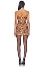view 4 of 4 Circe Embroidered Dress in Hazelnut