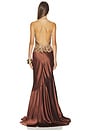 view 4 of 4 Evolet Embroidered Dress in Hazelnut