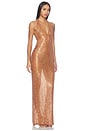 view 2 of 4 Lolly Sequin Dress in Hazelnut