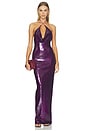 view 1 of 4 Gardenia Sequin Dress in Violette