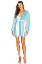 view 1 of 4 ROBE GABRIELLE in Blue Stripe