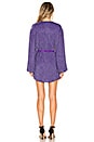 view 3 of 4 Gabrielle Robe Dress in Purple