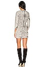 view 3 of 3 Lilah Dress in Light Acid Grey
