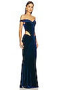 view 2 of 3 Giada Velvet Dress in Navy