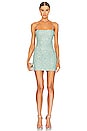 view 1 of 4 Dionne Sequin Dress in Turquoise