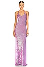 view 1 of 5 Marie Dress in Iridescent Lilac Pink