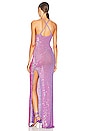 view 4 of 5 Marie Dress in Iridescent Lilac Pink