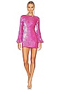 view 1 of 4 Tara Crochet Dress in Iridescent Pink