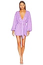 view 1 of 5 Gabrielle Robe in Iridescent Lavender