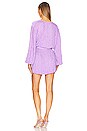 view 3 of 5 Gabrielle Robe in Iridescent Lavender