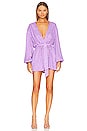 view 4 of 5 Gabrielle Robe in Iridescent Lavender
