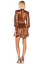 view 3 of 3 Melody Dress in Rust