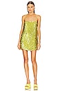 view 1 of 4 Nara Sequin Dress in Lime Punch
