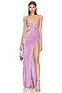 view 1 of 4 Coco Crochet Dress in Iridescent Lilac Pink
