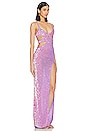view 2 of 4 Coco Crochet Dress in Iridescent Lilac Pink