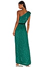 view 3 of 5 Vivien Gown in Emerald