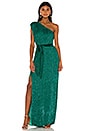 view 4 of 5 Vivien Gown in Emerald