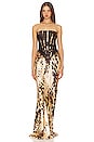 view 1 of 3 Shayna Silk Dress in Vintage Cheetah