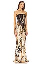 view 2 of 3 Shayna Silk Dress in Vintage Cheetah