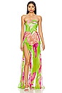 view 1 of 3 Marisol Dress in Lime Anthurium