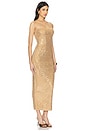 view 2 of 4 Boa Dress in Iridescent Gold