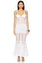 view 1 of 3 Belize Dress in Metallic White