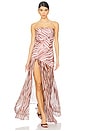 view 1 of 4 Nicole Dress in Earl Rose Zebra