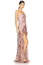 view 2 of 4 Nicole Dress in Earl Rose Zebra