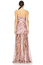 view 3 of 4 Nicole Dress in Earl Rose Zebra