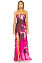 view 1 of 3 Aiyanna Silk Dress in Orchid Ombre