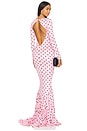 view 1 of 4 VESTIDO SARA in Pink Polka Dots