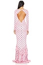 view 4 of 4 Sara Dress in Pink Polka Dots