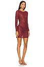 view 2 of 4 Emani Sequin Dress in Cabernet