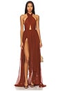 view 1 of 4 ROBE MAXI INA in Caramel