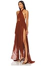 view 3 of 4 ROBE MAXI INA in Caramel