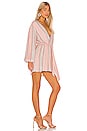 view 2 of 4 Gabrielle Robe Dress in Pastel Pink Stripes