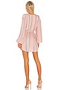 view 3 of 4 Gabrielle Robe Dress in Pastel Pink Stripes