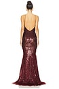 view 3 of 4 Odessa Dress in Cabernet