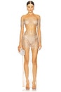 view 1 of 4 Miranda Embellished Dress in Silver