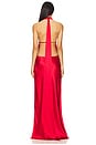 view 4 of 4 JAGGER 원피스 in Fiery Red