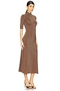 view 2 of 4 Maribel Dress in Metallic Pecan
