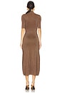 view 3 of 4 Maribel Dress in Metallic Pecan