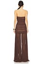 view 3 of 3 Adele Dress in Dark Chocolate